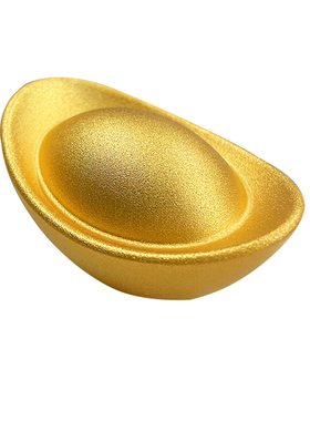 金元宝锌合金招财客厅真金鎏镀