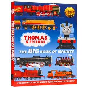 英文原版绘本托马斯和朋友们 小火车大书 Thomas & Friends The Big Book of Engines  精装 儿童英语启蒙读物 英文版进口原版书籍