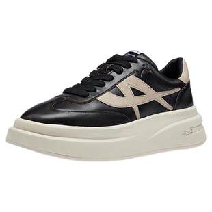 ASH女鞋明星同款INSTANT真皮黑色运动鞋女休闲厚底增高老爹鞋