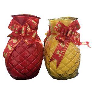 知物酥油灯工厂30天旺来菠萝植物酥油灯供佛加大款一个月蜡烛防风