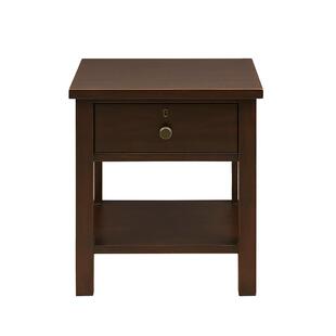 HarborHouse美式实木角几沙发客厅收纳家具复古储物床头柜边几