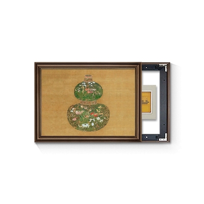 【葫芦花瓶图】寓意好的遮挡挂画