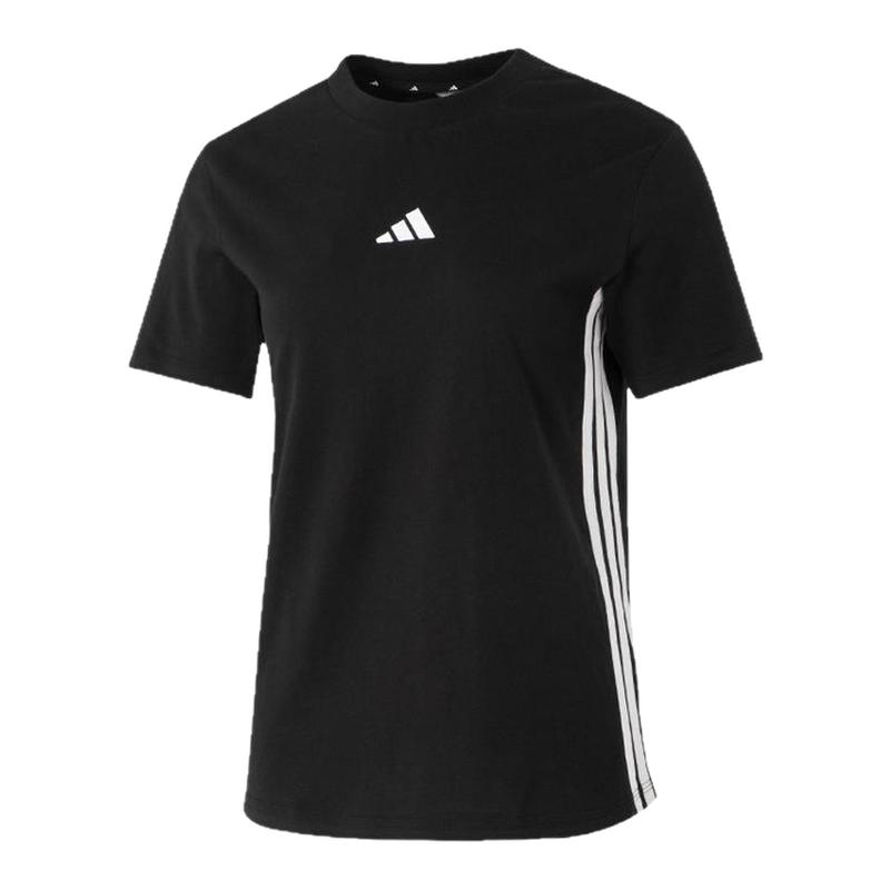 XHH Adidas阿迪达斯 ESSENTIALS 侧条纹圆领短袖T恤 女款 JD0846