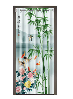 卧室遮挡过道北欧卫生间厕所门帘
