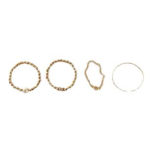 洗澡不用摘ins小众设计美产14k包金高级感开口脚趾戒指环软链脚饰