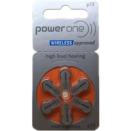 powerone助听器电池p13号德国进口PR70耳机电子A13峰力瑞声达唯听