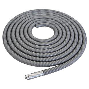 京生国标包塑金属软管穿线管蛇皮管电线电缆塑料波纹管阻燃管灰色