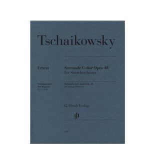 柴可夫斯基 弦乐小夜曲 C大调 op48 室内管弦乐团 亨乐原版乐谱书 Tschaikowsky Serenade C Dur Streichorchester HN1567