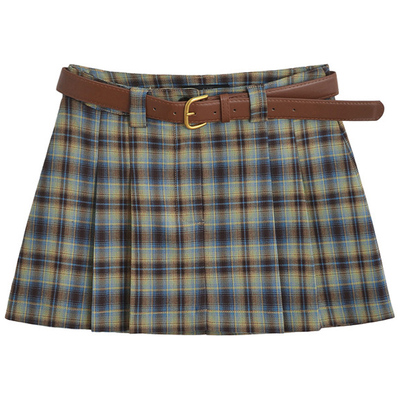 短裙百褶裙学院风A字半身裙