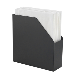 不锈钢餐厅黑色纸巾架子夹纸架酒店餐巾架酒吧KTV高档酒楼夹座盒