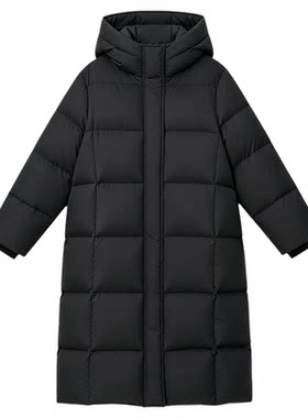 零北长款羽绒服女加厚宽松冬