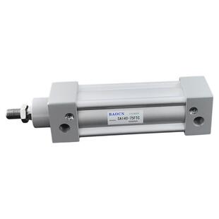 亚德客型标准气缸SI32/50/63/80/125米字型气动大推力双作用带磁