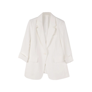 Lavinia 纯色气质西装夹克女春秋新款简约通勤一粒扣西服E33W105S