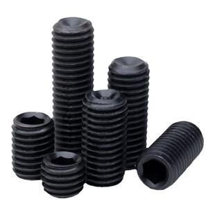 12.9级内六角凹端紧定凹端机米内六角无头螺丝M2-M24止付顶丝加大