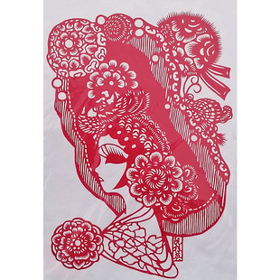 新年礼品大中小号吉祥如意剪纸窗花特色手工刻制非物质文化遗产