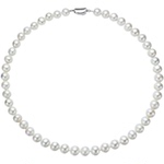 梵宝雅阁诸暨淡水珍珠项链女S925银近圆强光全珠链高级感节日礼物