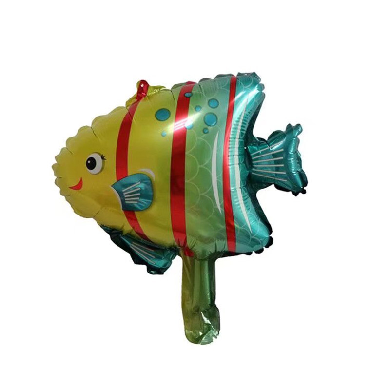 迷你数字粉蓝色生日派对铝膜气球