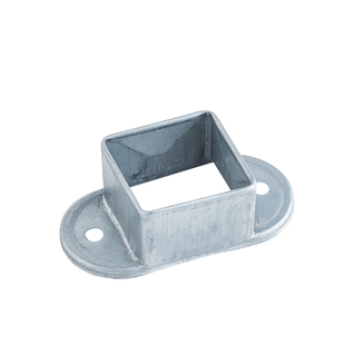 厂家促销20方管铁艺楼梯固定座栏杆方管耳朵连接件阳台护栏固定件