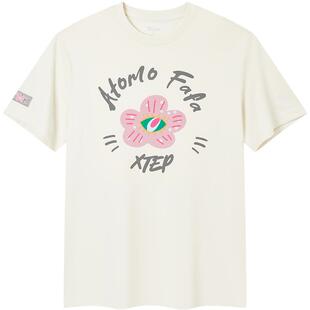 特步ATOMO FAFA丨T恤女士官方夏季新款正品休闲短袖975328010508