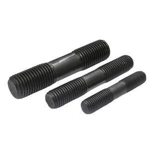 8.8级发黑双头螺丝双头螺栓GB901双头螺柱M8M10M12M14高强度螺杆