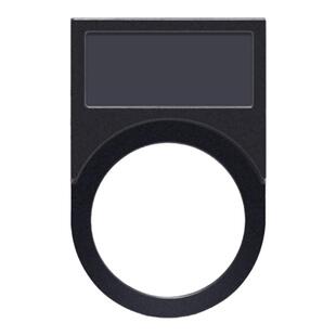 德力西按钮开关附件标牌框空白标识牌BPK22K扣入式安装吊牌标签