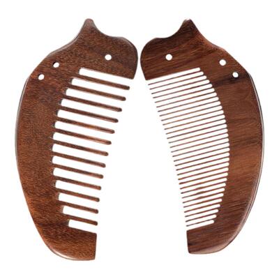 木正品情侣梳礼盒相依天然