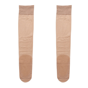 6双装竹炭防臭防滑中筒袜超薄款小腿袜夏季透明隐形丝袜长裙搭配