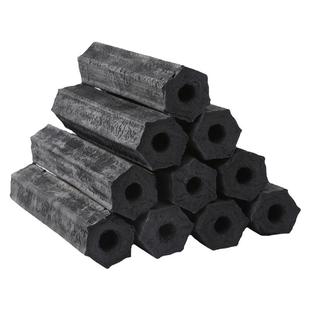 烧烤碳无烟木炭家用围炉碳果木机制炭户外专用竹炭易燃炭条烤火炭