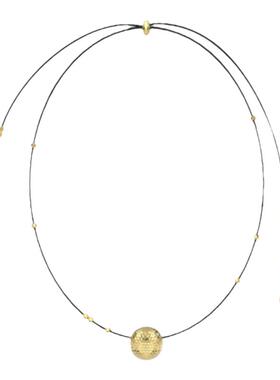 灿若星辰项链小众设计感chokerc黑色项链女时尚百搭高级感毛衣链