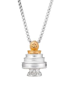 闯隆铜嘎乌吊坠宝瓶造型随身曼扎