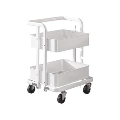 免安装碳钢书架小推车置物架带轮