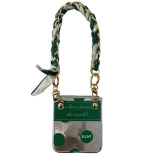 依维意 适用于华为Pocket2折叠手机壳PuraX绿波点vivoXFlip高级感OPPOFindN3Flip丝巾手提新款防摔三星ZFlip6