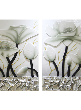 餐厅背景墙装饰画3D立体艺术壁画