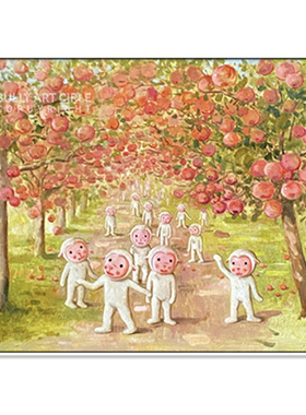 杨媛媛治愈小羊装饰画客厅收藏级