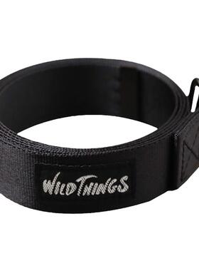 WildThings刺绣Logo编织腰带