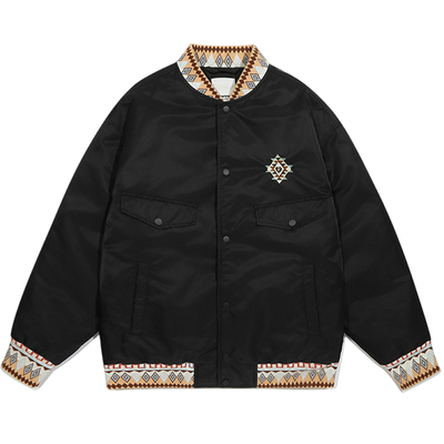 GUUKA民族风棒球羽绒服