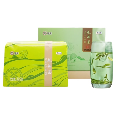中茶茶叶 2026春茶新茶明前龙井钱塘千岛湖产区绿茶200g门店同款
