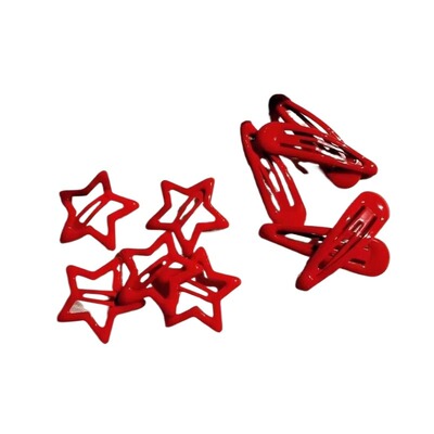 红色迷你星星发夹|超2000次加购