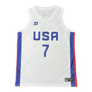 美式球衣定制美高堪萨斯大学马圭斯诺维尔CP窄肩短款白色球衣团购