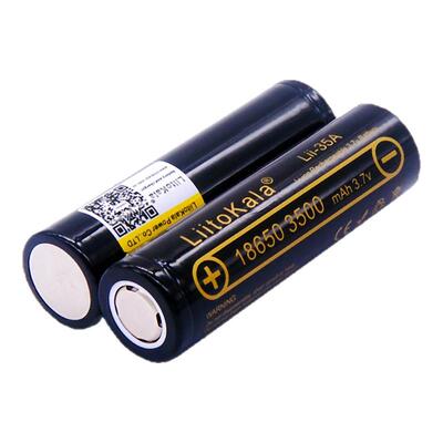 liitokala  lii-35A 18650 3500mAh锂电池手电筒18650充电锂电池