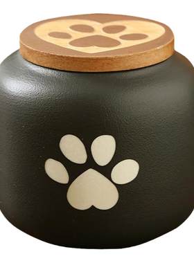 新品陶瓷宠物骨灰盒猫猫狗狗殡葬用品回忆纪念收集罐密封罐可定制