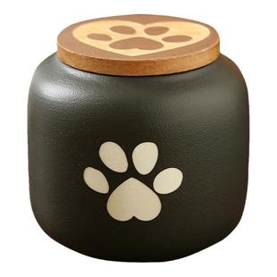新品陶瓷宠物骨灰盒猫猫狗狗殡葬用品回忆纪念收集罐密封罐可定制