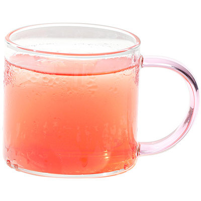 ins风带把手玻璃杯冰美式咖啡杯