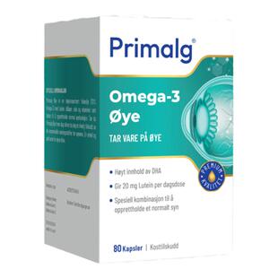 晁然直播挪威Primalg护眼鱼油Omega3叶黄素越橘呵护心眼脑青少