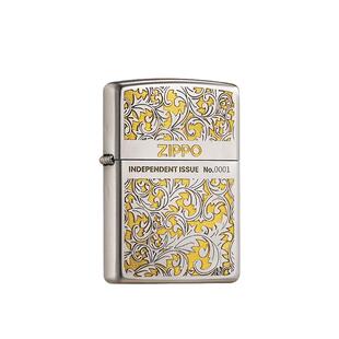 zippo打火机唐草叠韵磨砂深雕官方正品煤油防风收藏礼物送男士
