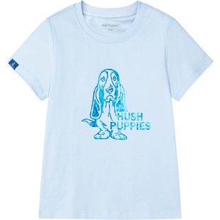 暇步士童装儿童短袖T恤夏季新款男童卡通圆领衫女童舒适半袖t