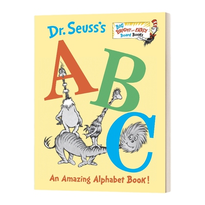 英文原版 Dr Seuss's ABC 苏斯博士系列 廖彩杏书单 纸板书 绘本 I Can Read It All By Myself 英文版 进口英语原版书籍儿童图书