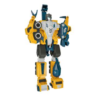 五合一磁力碰撞合体变形汽车机甲金刚联盟机器人儿童男孩益智玩具