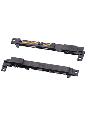 SATA2+7+15公座沉板贴片SATA传输接口SATA西数机械硬盘接口螺丝孔