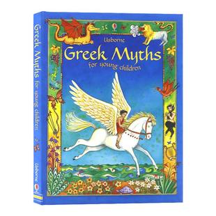 Usborne出品儿童的希腊神话英文原版 Greek Myths for Young Children 神话故事合辑英语课外读物精装全彩插图进口书籍